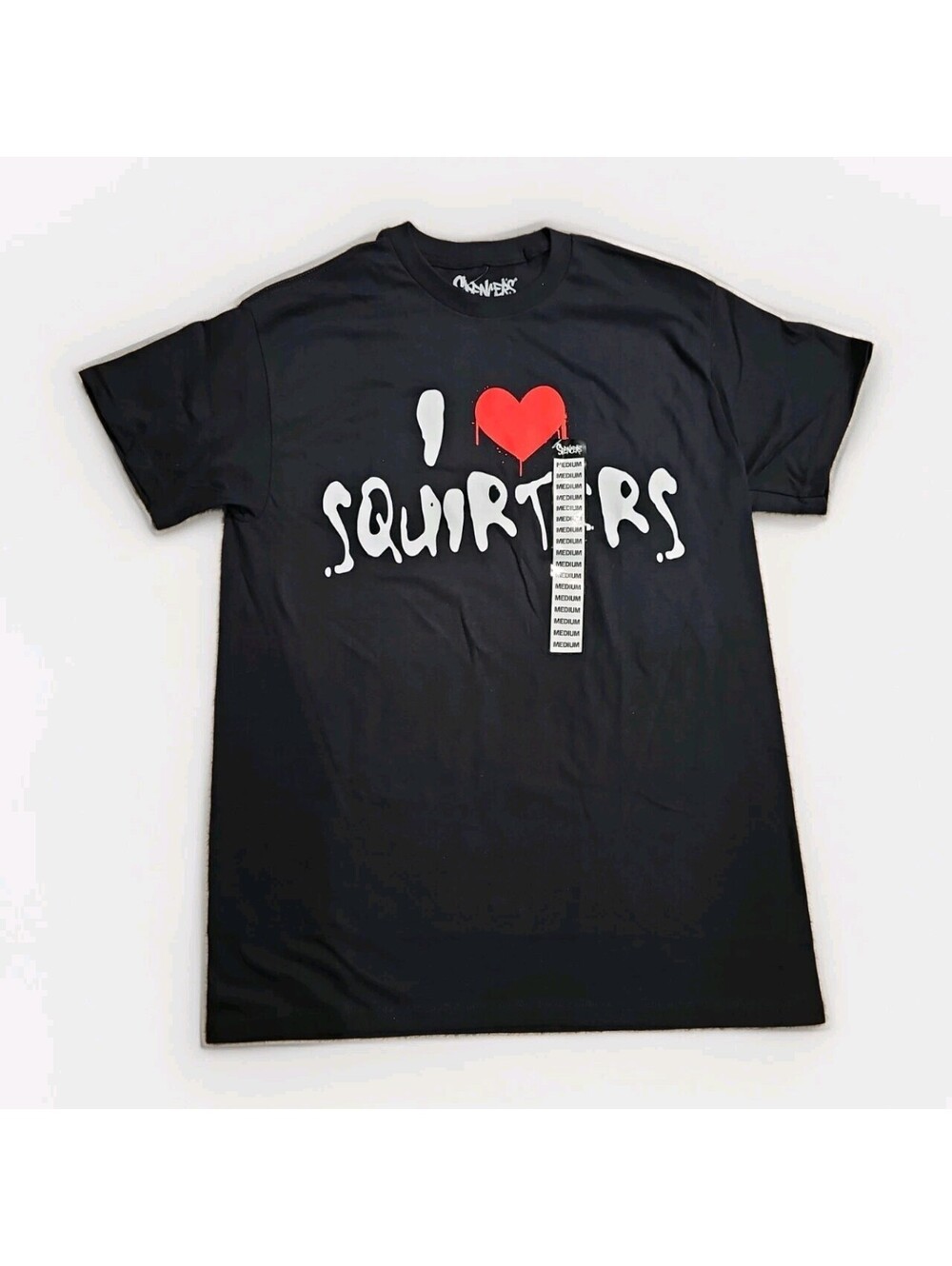 Spencer's 'I Love Squ***ers' T Shirt  Size Medium (178)